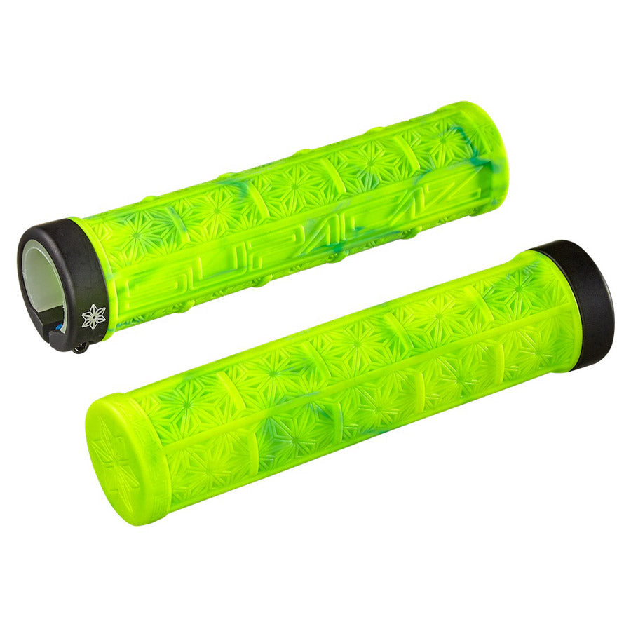 Manopole Supacaz Grizips Splash - Neon Giallo