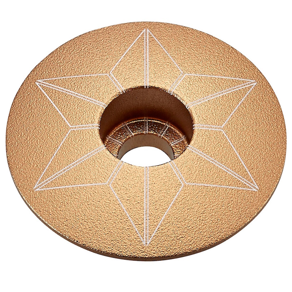 Tappo serie sterzo Supacaz Star Capz Anodized - Oro
