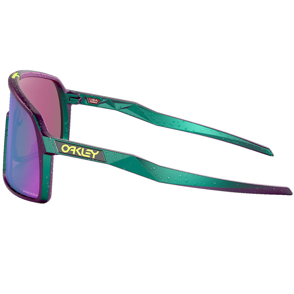 Occhiali Oakley Sutro Odyssey Collection - Green purple splatter prizm road jade - F