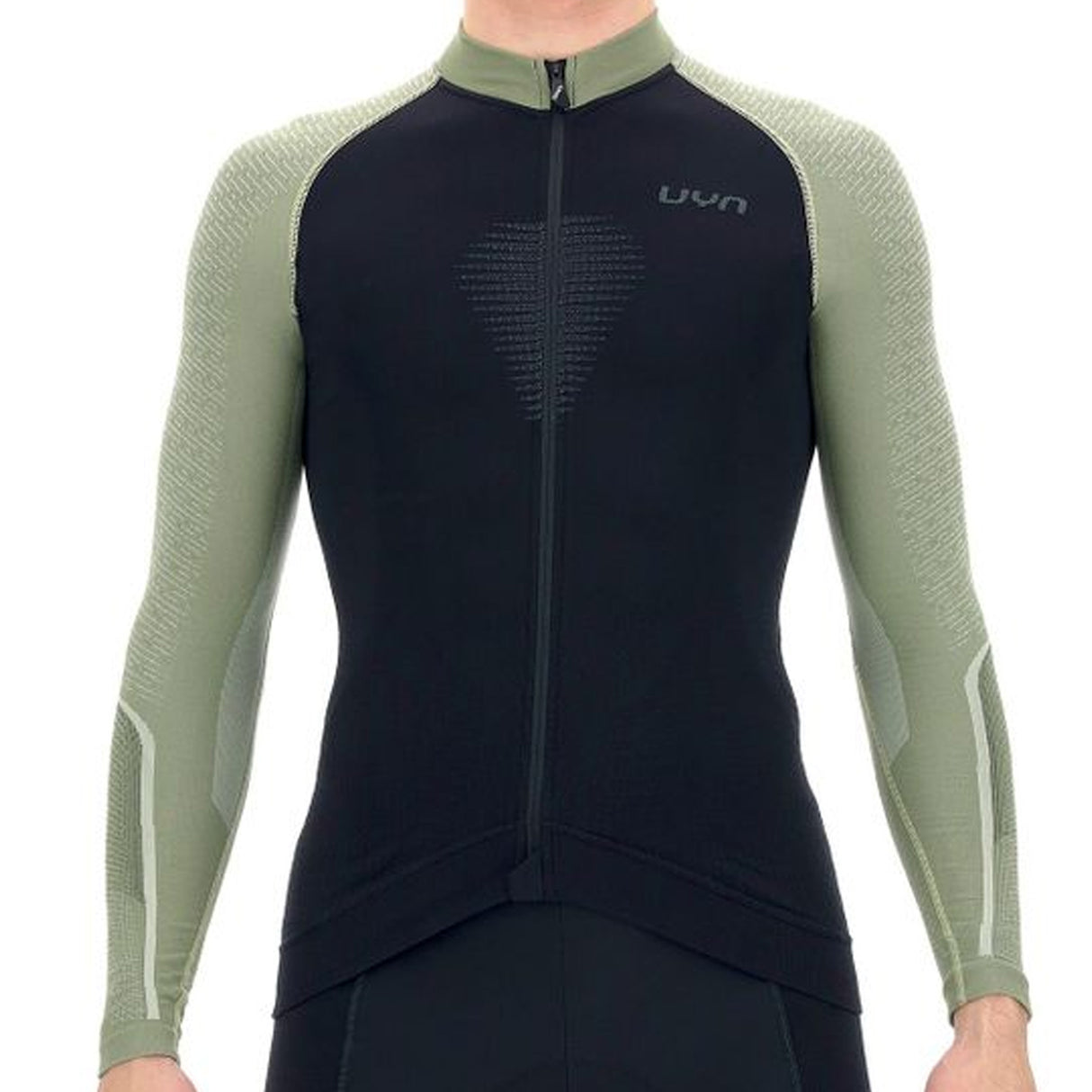Maglia maniche lunghe UYN Granfondo - Nero verde - I