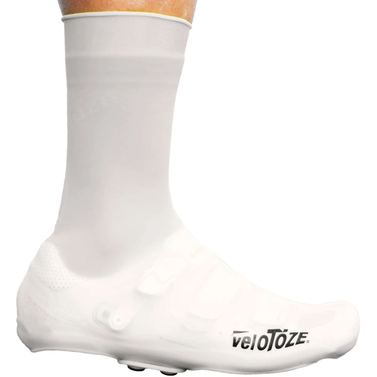 Copriscarpe VeloToze Tall Road Snap - Bianco - O