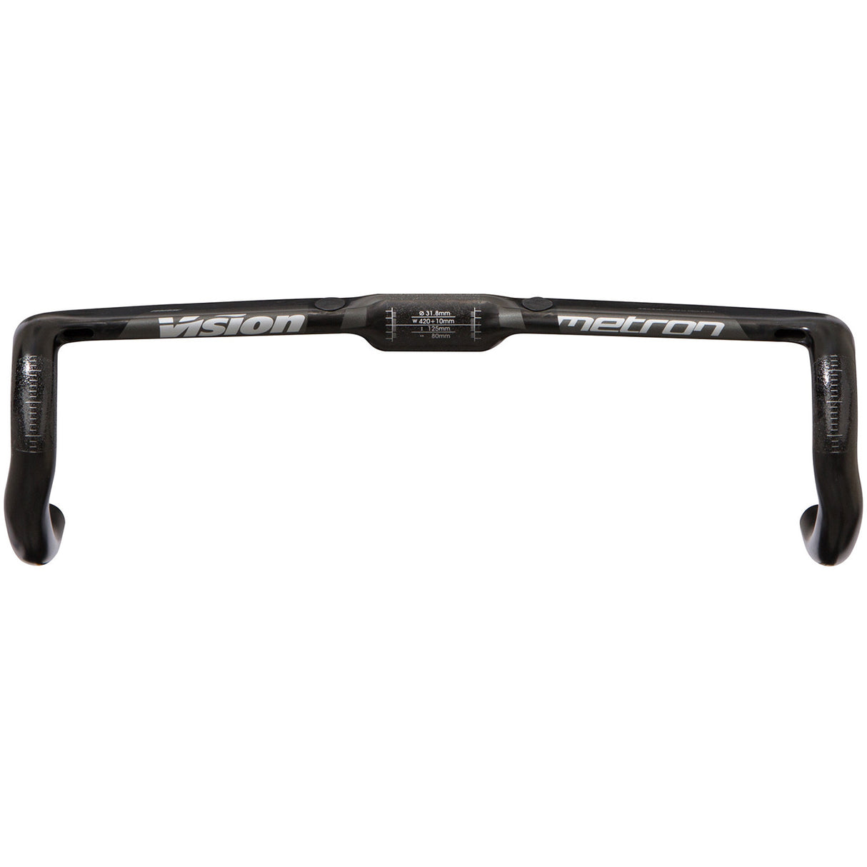 Manubrio Vision Metron 4D Flat TT - Nero grigio - E