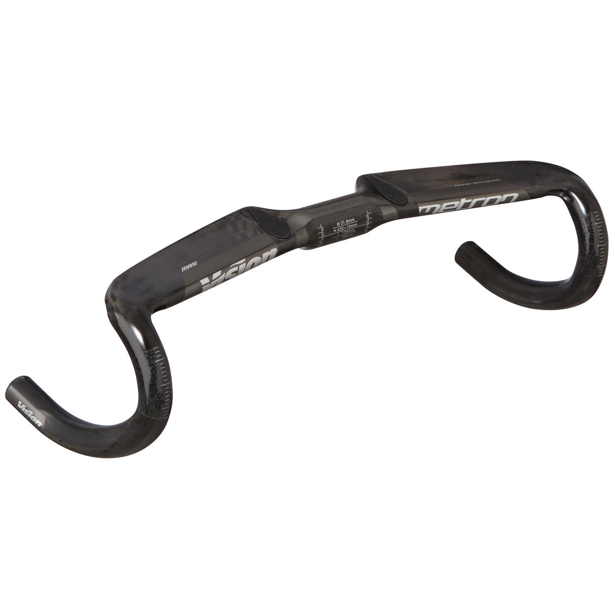 Manubrio Vision Metron 4D Flat TT - Nero grigio - D