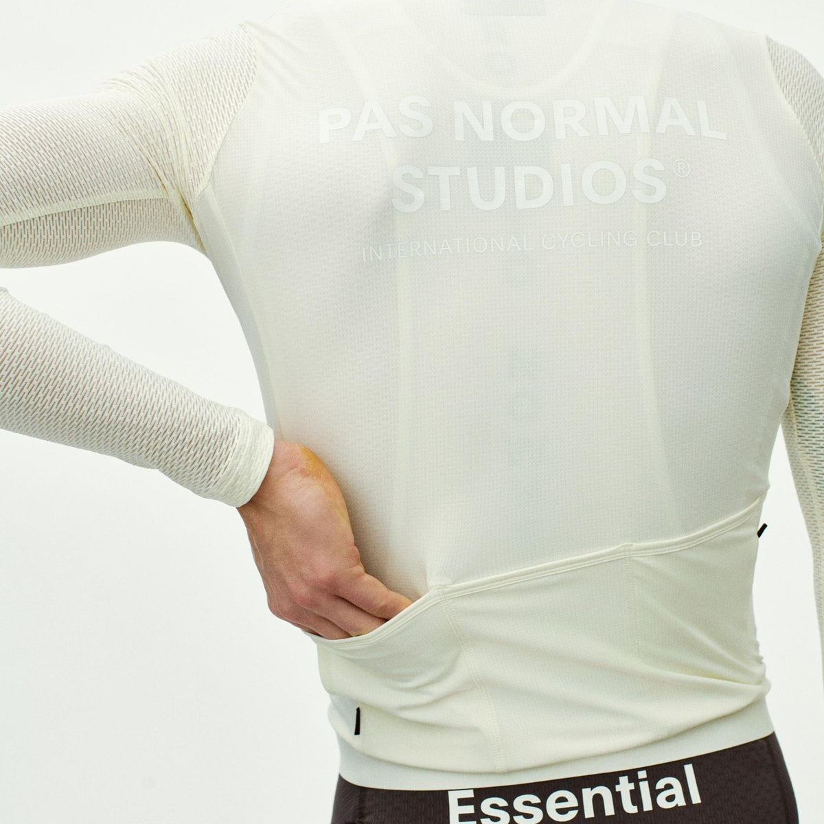 Jersey long sleeves Pas Normal Studios Essential Light - Off White
