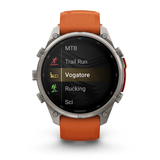 Garmin Fenix 9 Pro 47 mm inReach - Grau Orange