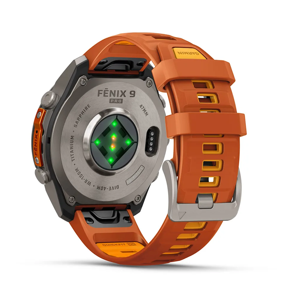 Garmin Fenix 9 Pro 47 mm inReach - Grau Orange