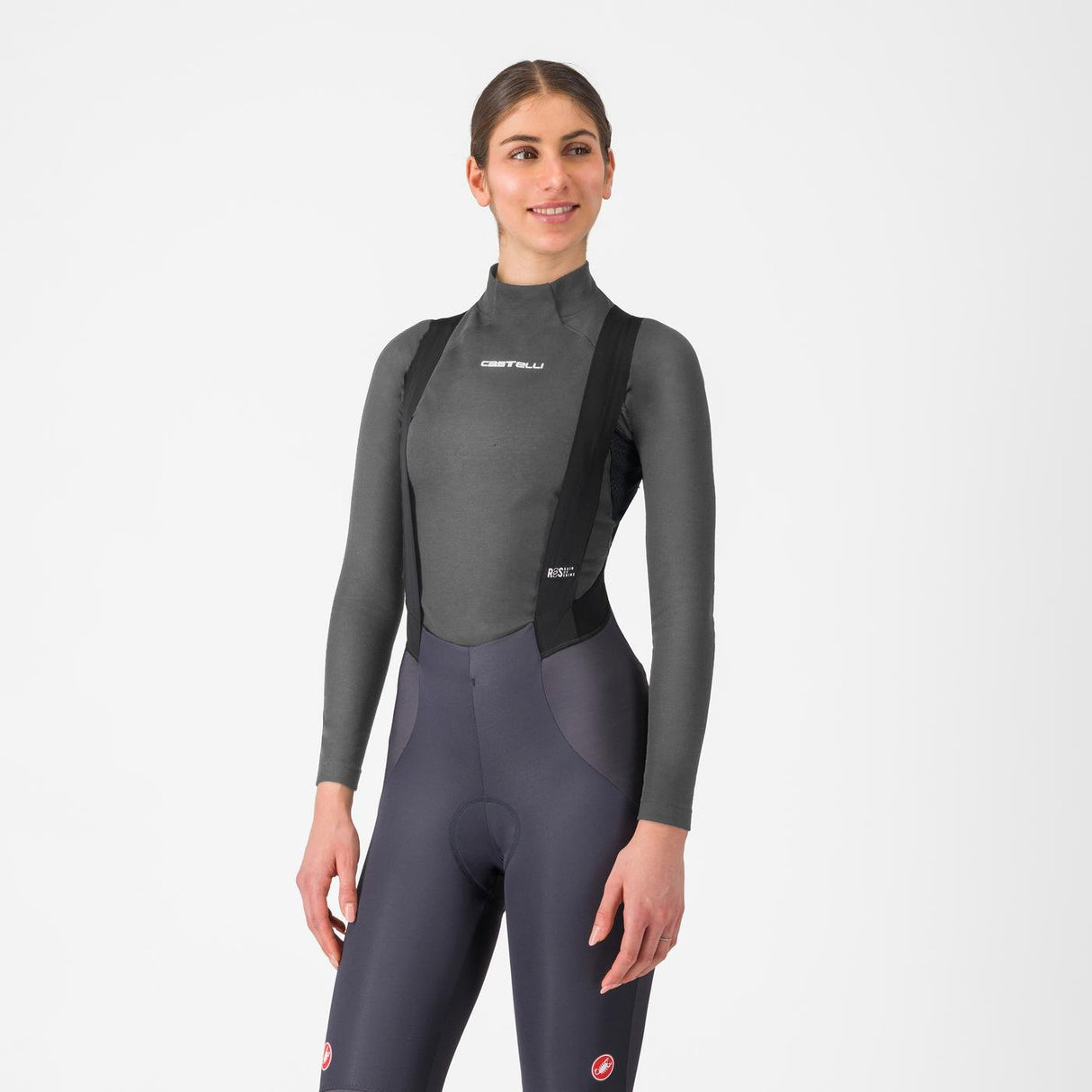 Maillot intime à manches longues femme Castelli Flanders 2 - Gris