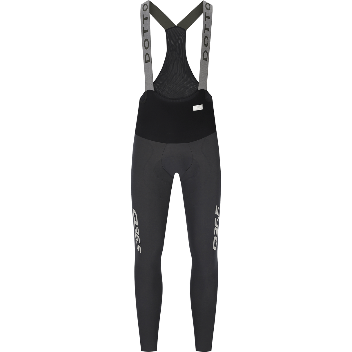 Radhose lang Q36.5 Dottore Hybrid - Grau Schwarz