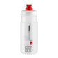 Borraccia Elite Jet Logo 550ml - Trasparente rosso
