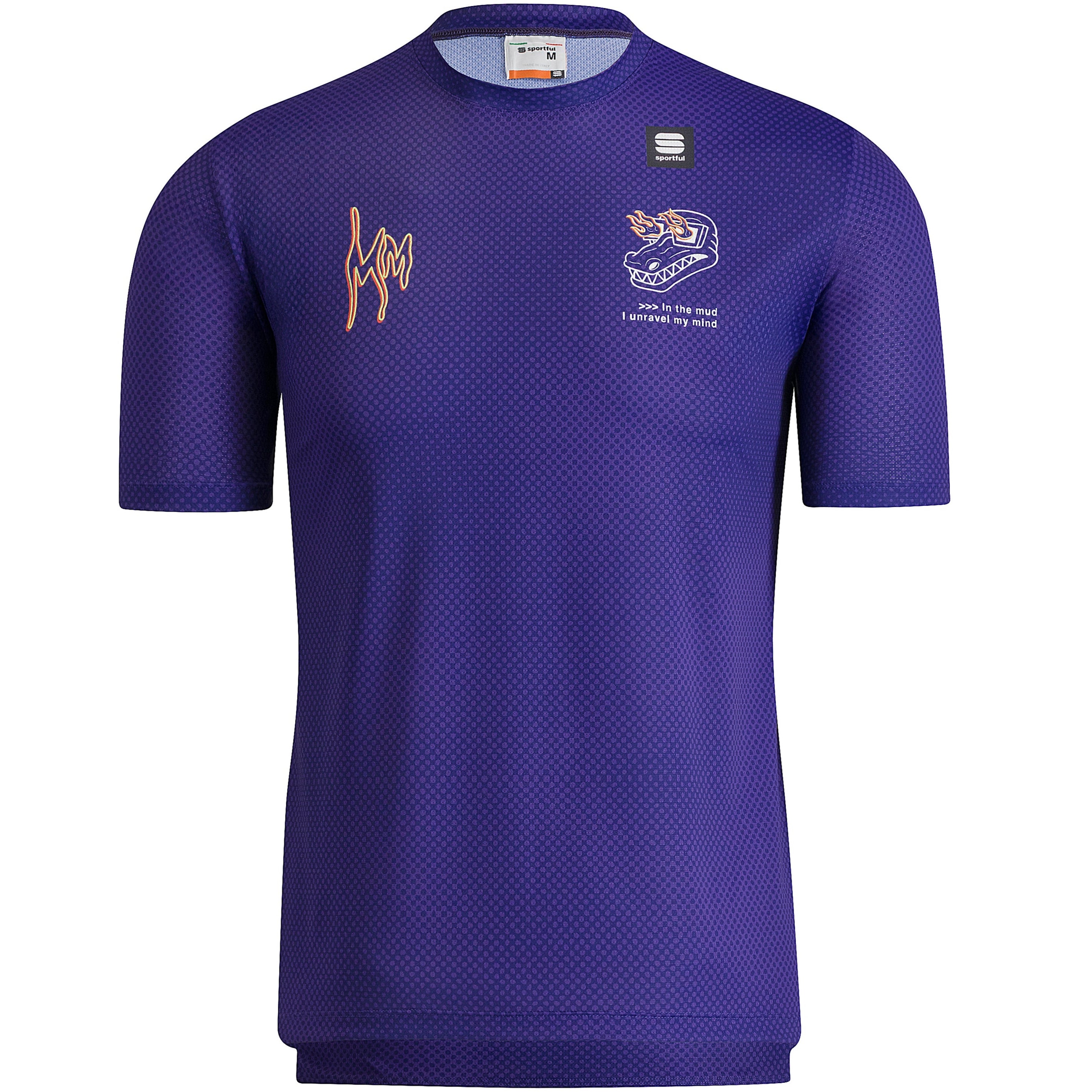 Maglia Sportful Supergiara Tee Mad Mudder - Viola - H