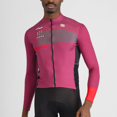 Maglia maniche lunghe Sportful Breakout Supergiara - Viola - L