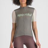 Maglia donna Sportful Supergiara Logo - Grigio - L