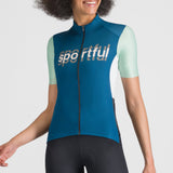 Maglia donna Sportful Supergiara Logo - Petrolio - E