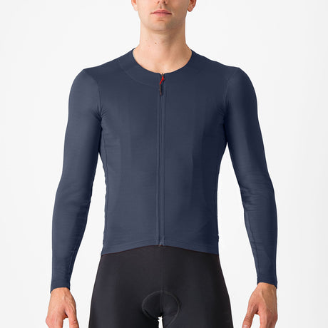 Maglia maniche lunghe Castelli Fly - Blu scuro - E