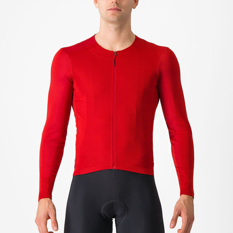 Maglia maniche lunghe Castelli Fly - Rosso - L