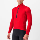 Maglia maniche lunghe Castelli Entrata - Rosso scuro - O
