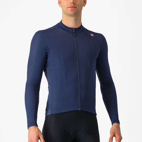 Maglia maniche lunghe Castelli Espresso Thermal - Blu - C