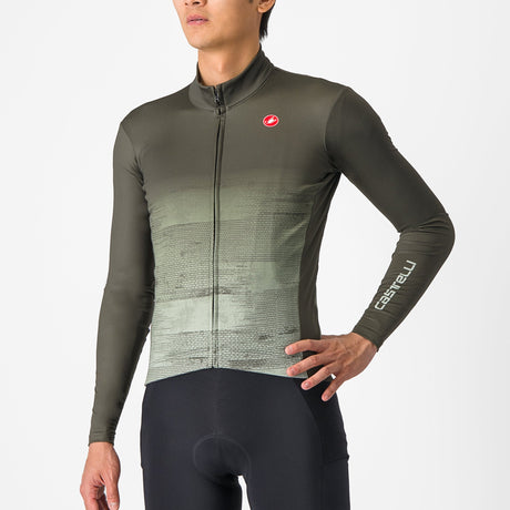 Maglia maniche lunghe Castelli Unlimited Thermal - Verde - N