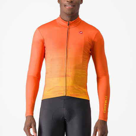 Maglia maniche lunghe Castelli Unlimited Thermal - Arancio - N