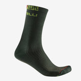 Calze Castelli Bandito Merino 18 - Verde - M