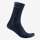 Calze Castelli Bandito Merino 18 - Blue - F