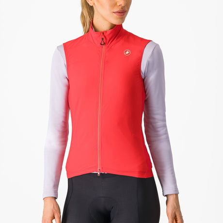 Gilet donna Castelli Espresso - Rosa - D