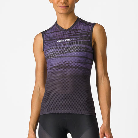 Maglia donna senza maniche Castelli Insider 2 - Viola - B