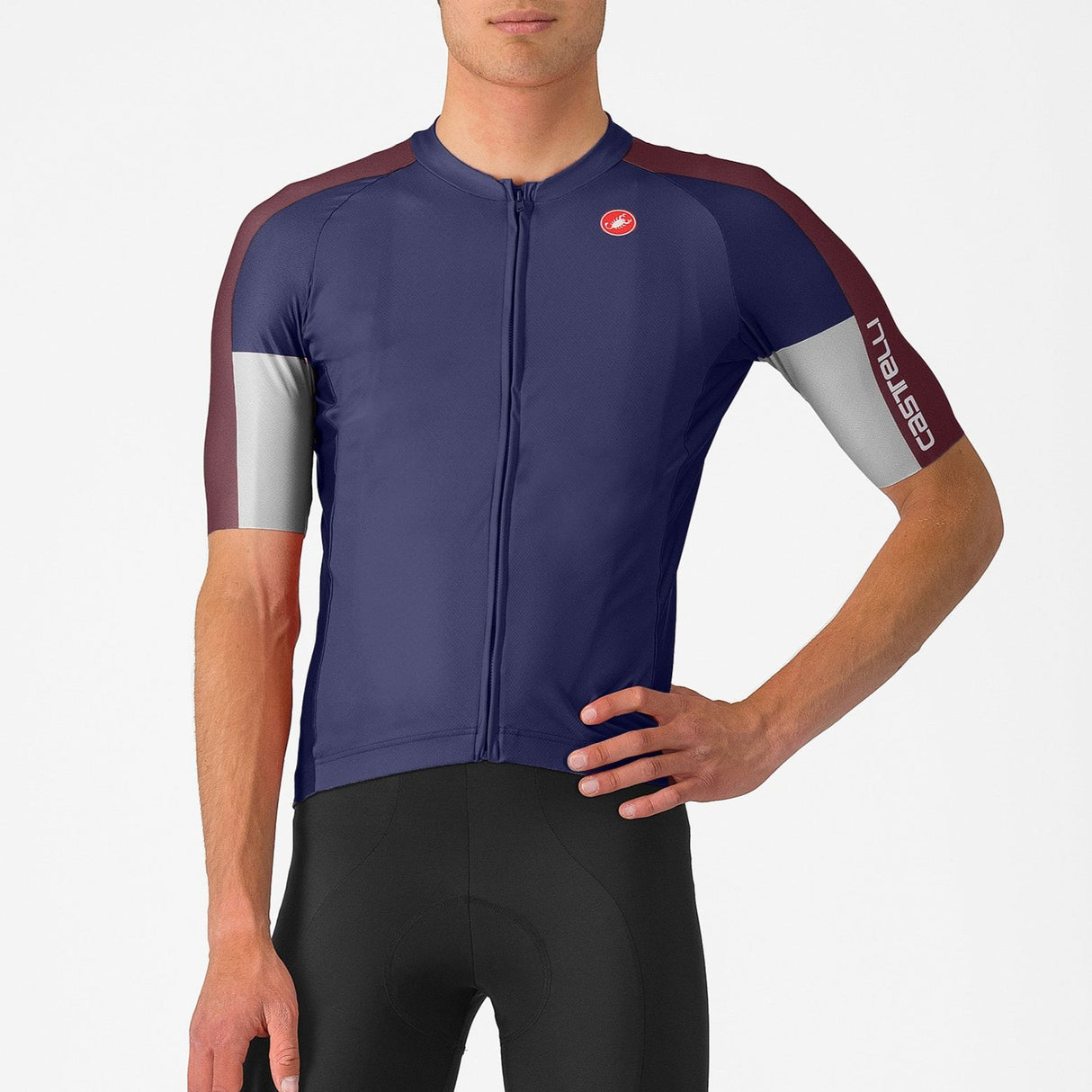Maglia Castelli Entrata 6 - Blu bordeaux - A