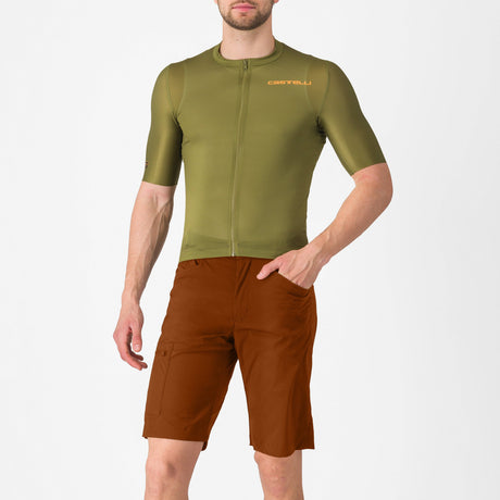 Pantaloncini Castelli Unlimited Adventure Baggy - Marrone - O