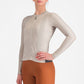Maglia donna maniche lunghe Castelli Espresso - Beige