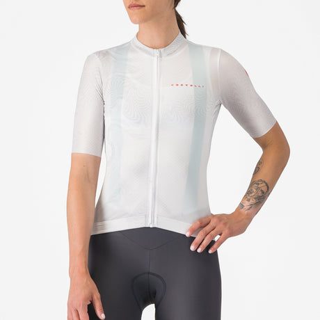 Maglia donna Castelli Fantasia - Bianco - P