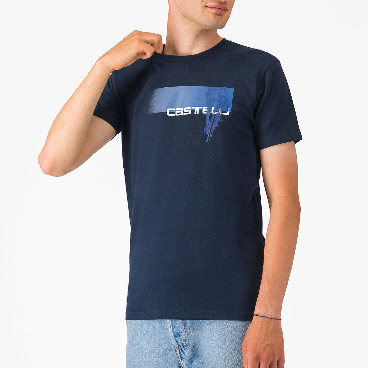 T-Shirt Castelli Veloce - Blu - E