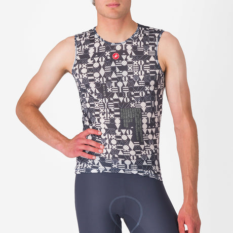 Maglia intima senza maniche Castelli Espresso R-A/D - Blu - A