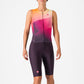 Body donna senza maniche Castelli Free Sanremo 3 Suit - Viola