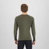 Maglia intima maniche lunghe Karpos Dinamico Merino 130 - Verde militare Karpos