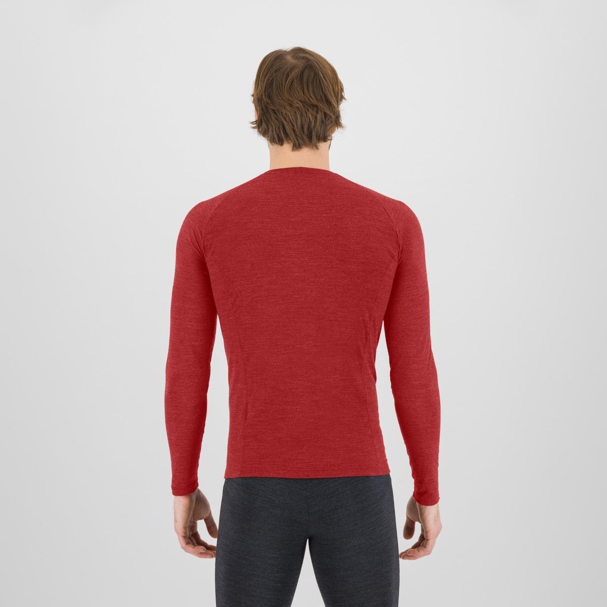 Maglia intima maniche lunghe Karpos Dinamico Merino 180 - Rosso Karpos