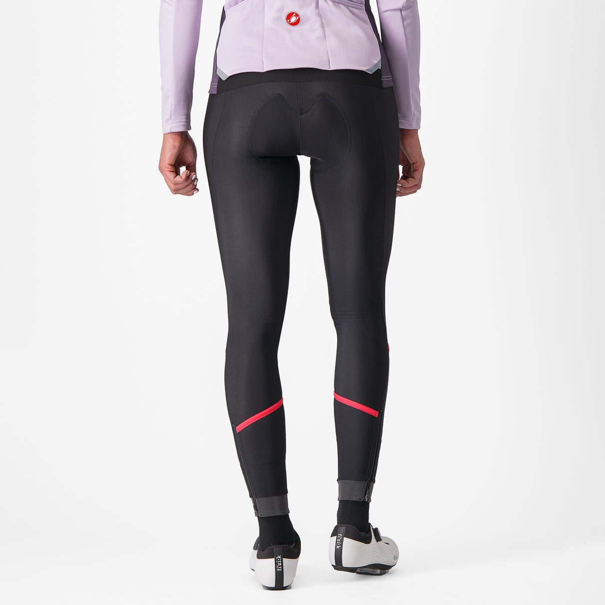 Calzamaglia senza bretelle donna Castelli Velocissima DT - Rosa scuro - N