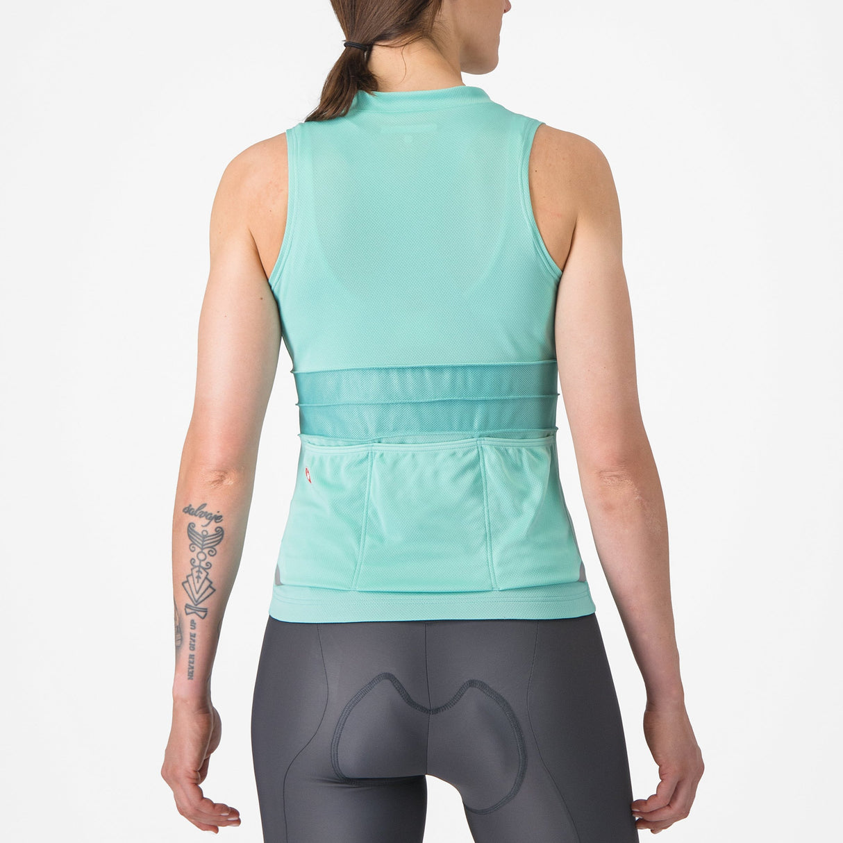 Maglia donna senza maniche Castelli Anima 4 - Azzurro - N