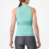 Maglia donna senza maniche Castelli Anima 4 - Azzurro - N