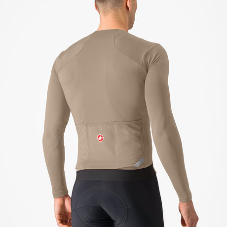 Maglia maniche lunghe Castelli Fly - Beige - F