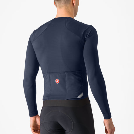 Maglia maniche lunghe Castelli Fly - Blu scuro - F
