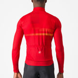 Maglia maniche lunghe Castelli Collapse - Rosso - E