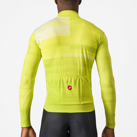 Maglia maniche lunghe Castelli Collapse - Giallo - N