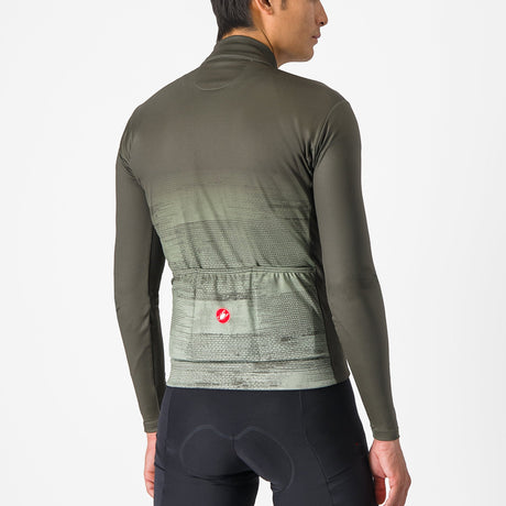 Maglia maniche lunghe Castelli Unlimited Thermal - Verde - O