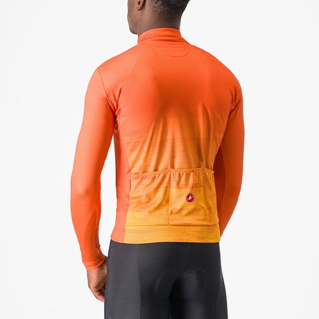 Maglia maniche lunghe Castelli Unlimited Thermal - Arancio - O
