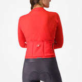 Maglia donna maniche lunghe Castelli Espresso Thermal - Rosa - D