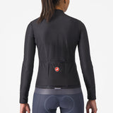 Maglia donna maniche lunghe Castelli Espresso Thermal - Nero - B