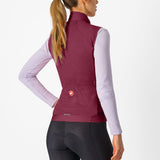 Gilet donna Castelli Espresso - Bordeaux - G