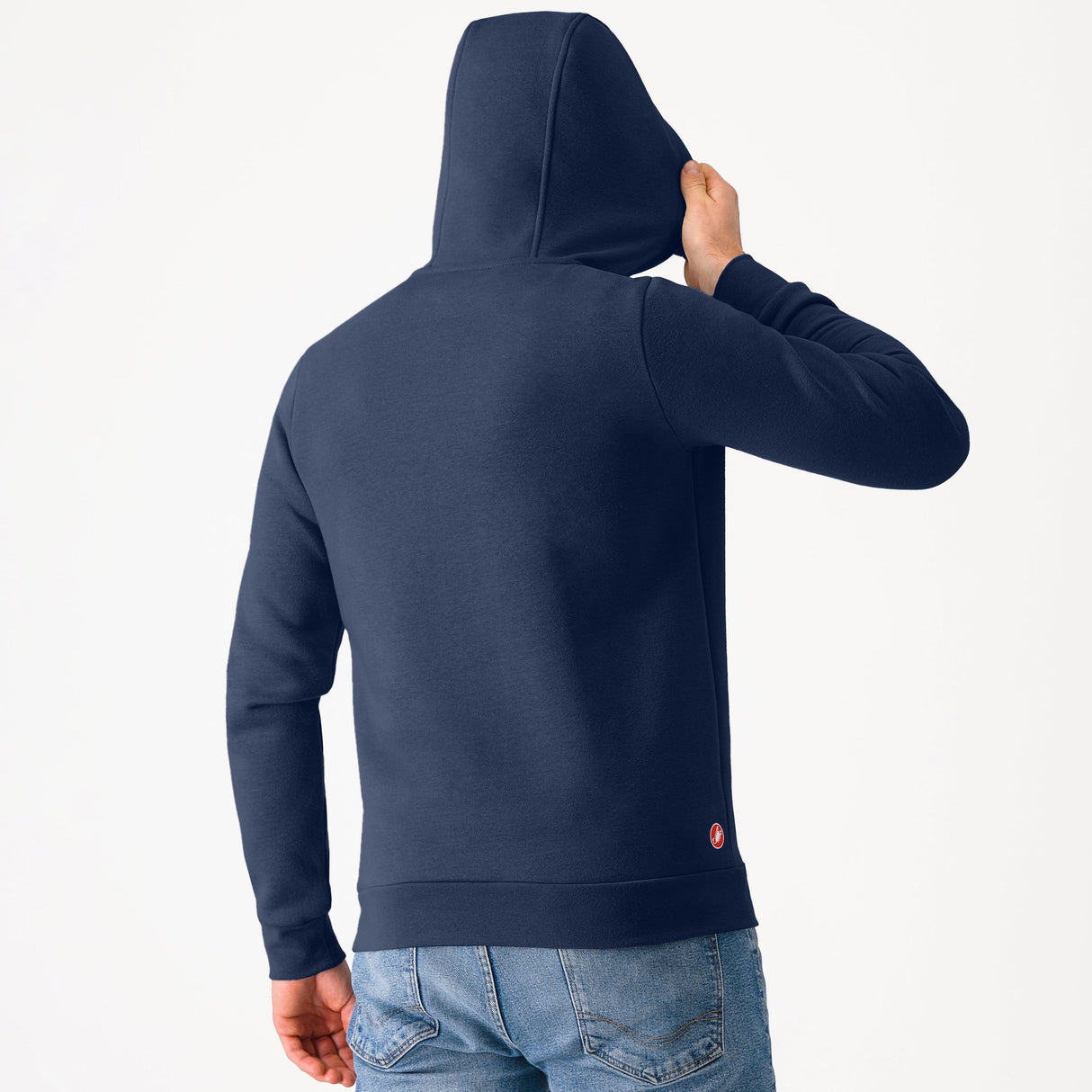Felpa con cappuccio Castelli Classico - Blu - E