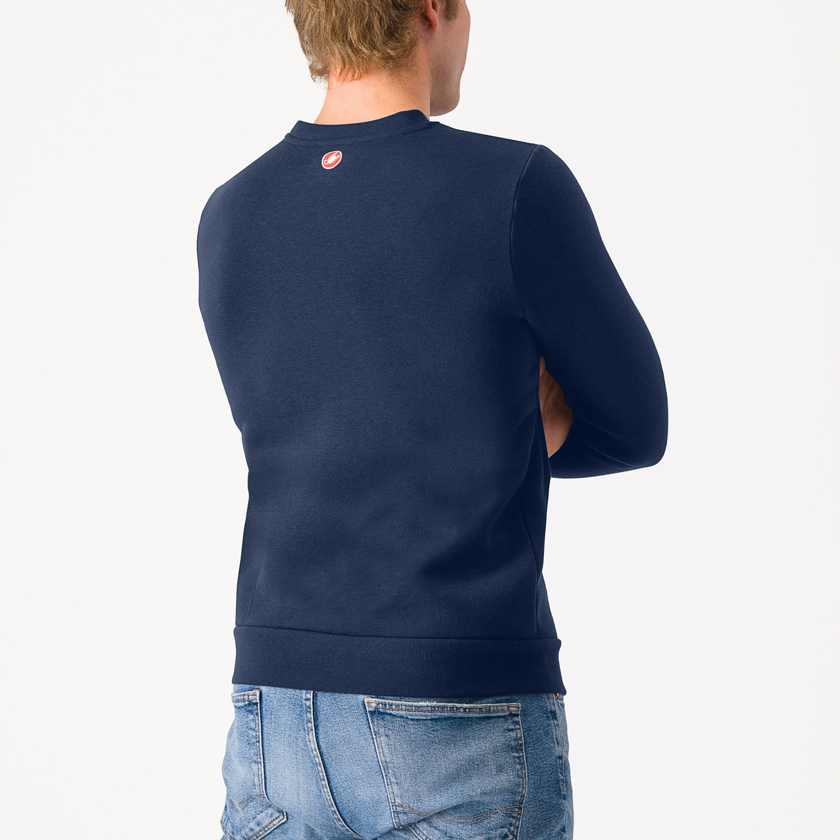 Felpa senza cappuccio Castelli Classico - Blu - D